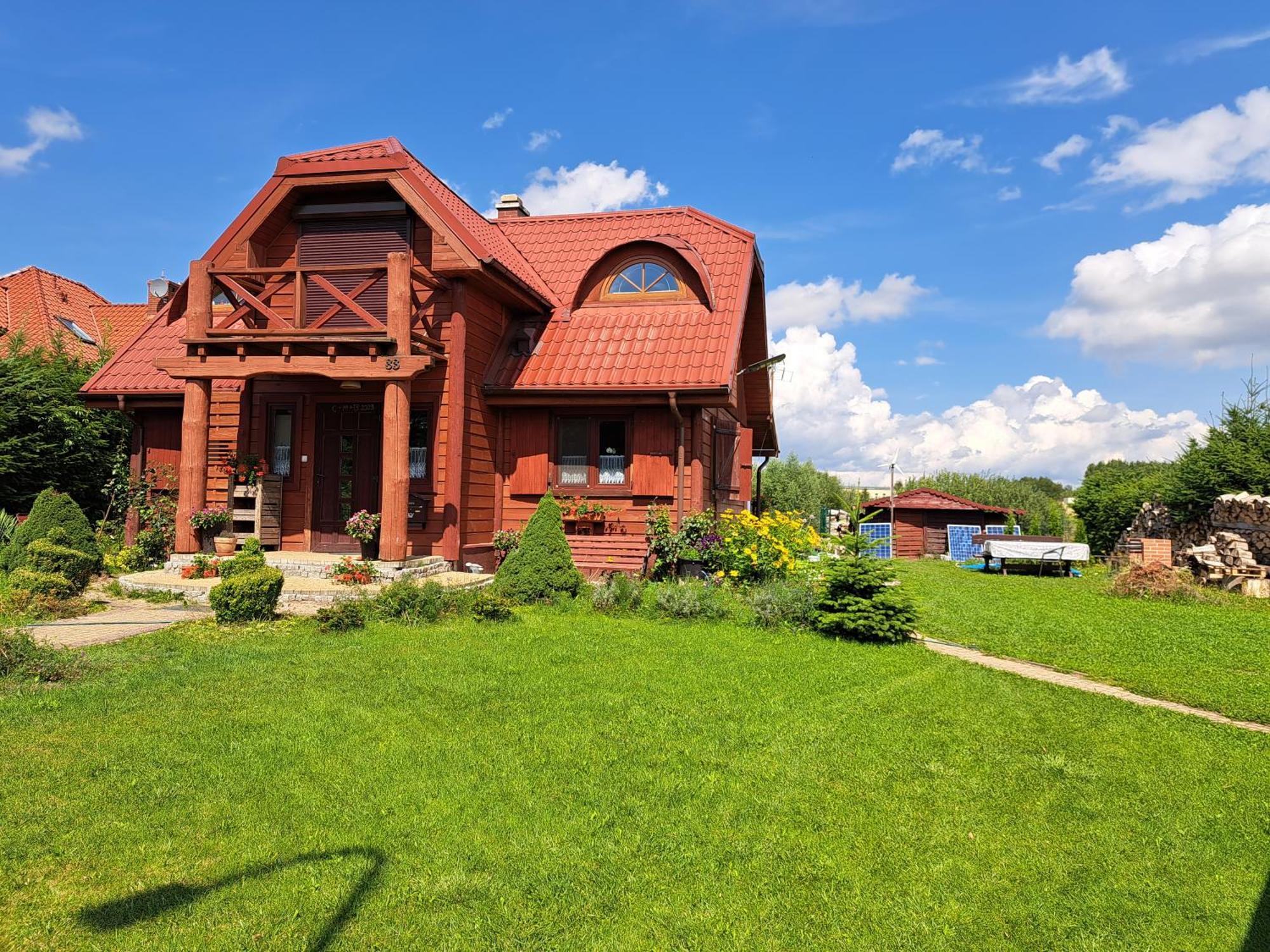 Dom Drewniany Z Ogrodem Villa Szczecinek Exterior foto